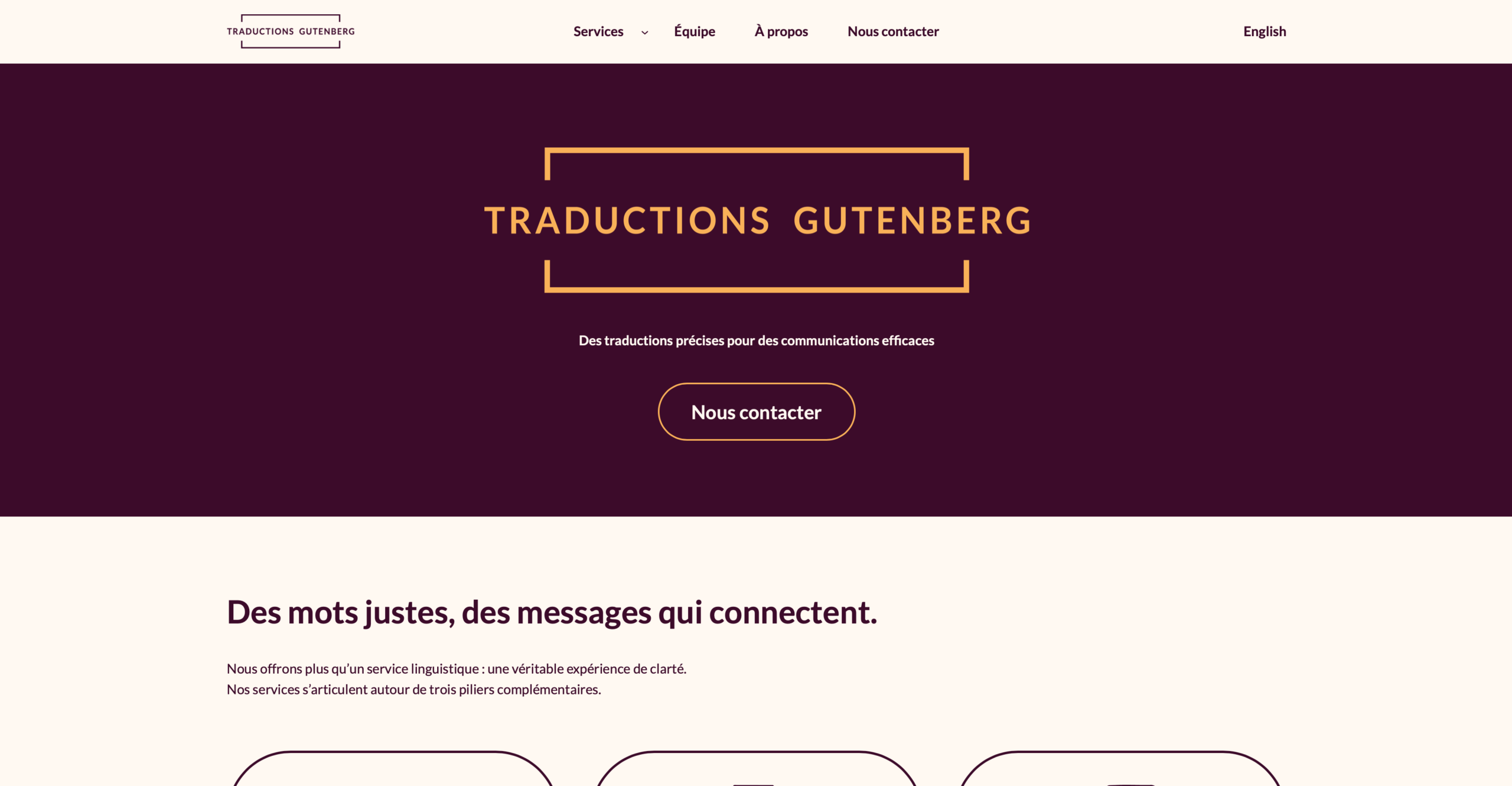 Site web de Traductions Gutenberg - FR