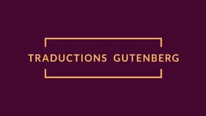 Logo Traductions Gutenberg
